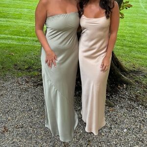 Show Me Your MuMu strapless bridesmaid dress